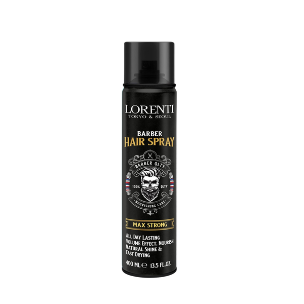 Lorenti Laca Fijador de Cabello Maximo Fuerte Negro 400ML