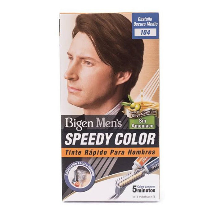 Tinte Rápido Para Hombre 104 Castaño Oscuro Med Séedy color