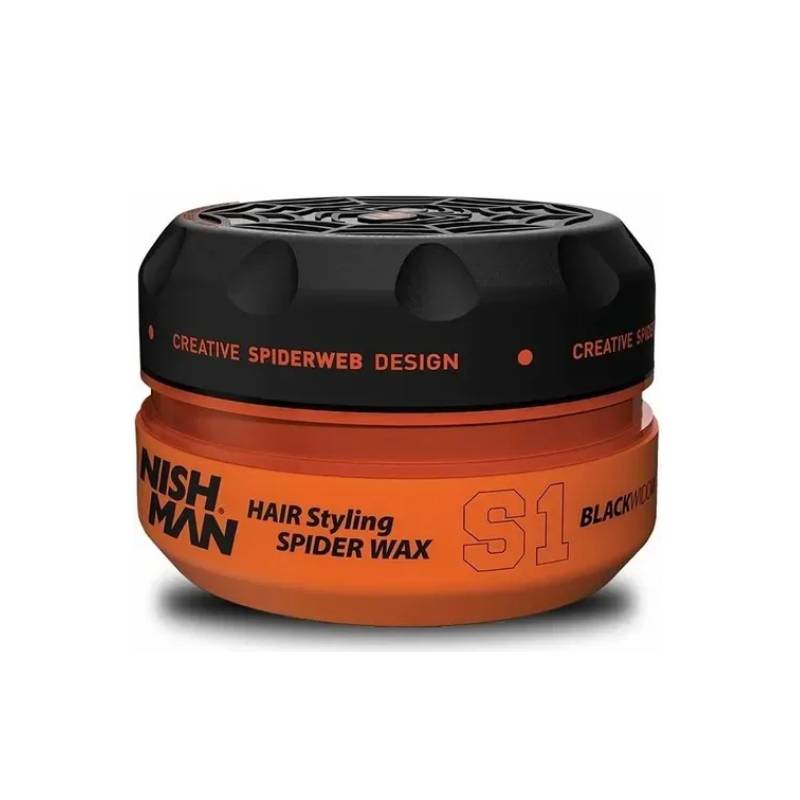 NishMan Hair Styling Spider Cera S1 Blackwidow 150ml— Comprasmart