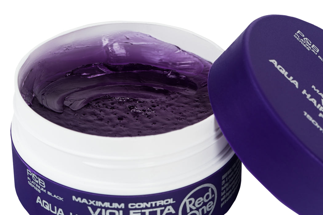 Cera Capilar Red One Aqua Hair Gel Wax Violetta 150ml