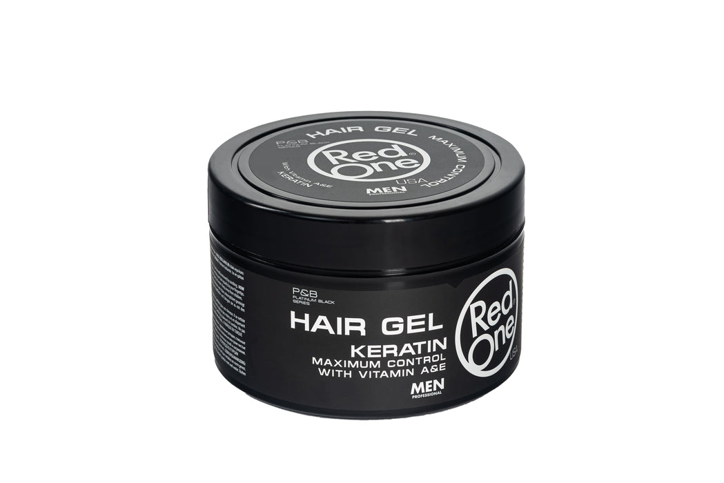 Gel Red One Keratin Para El Cabello 450ml Silver Con Vitamina