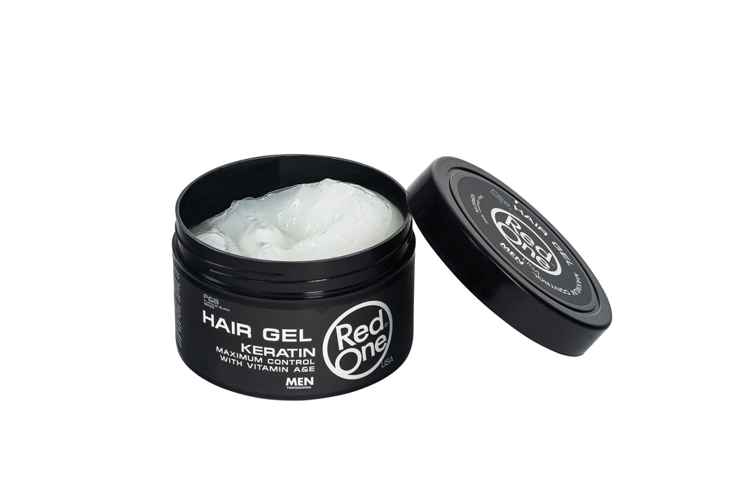 Gel Red One Keratin Para El Cabello 450ml Silver Con Vitamina