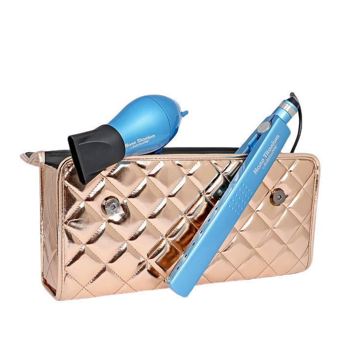 Kit Plancha Pelo Alisadora + Secador Mini Babyliss Bolso