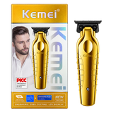 Máquina Trimmer Kemei KM-2299 Dorada para Barbería