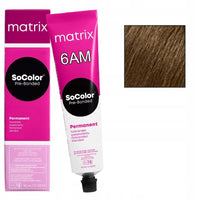 TINTURA MATRIX SOCOLOR PRE BONDED 6AM 90ML 6.18 RUBIO OSCURO CENIZA MOCA