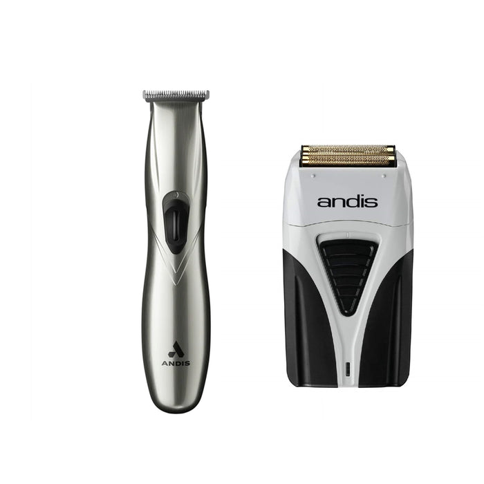 Kit Máquina Andis Slim Line Pro Li + Shaver Plus Bivolt