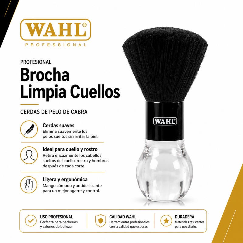 Cepillo Saca Pelos Wahl para Barbería Profesional