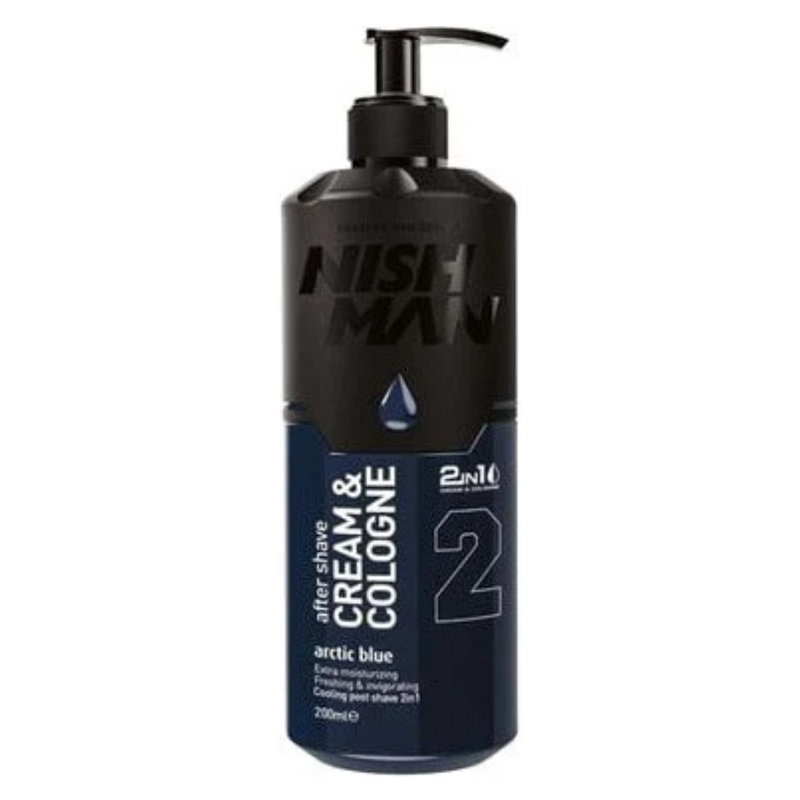 Nishman Crema y Colonia After Shave N°02 Artic Blue 400 Ml