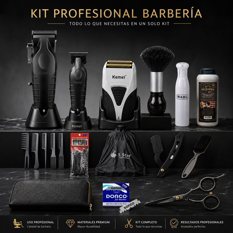 Combo Todo En Uno Para Iniciar Tu Barbería