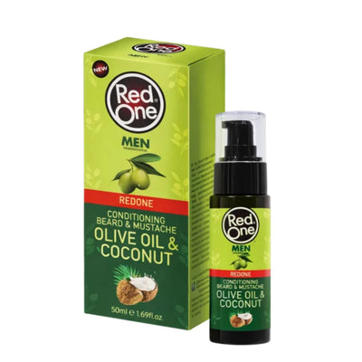 Aceite Para Barba Redone Con Aceite de Oliva y Coco 50 ml