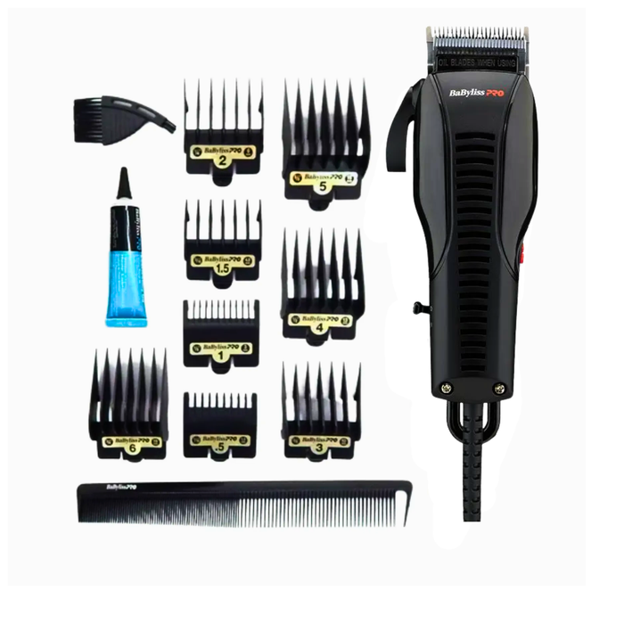 Máquina De Corte Babyliss Profesional Power Fx black Cuchilla Fade