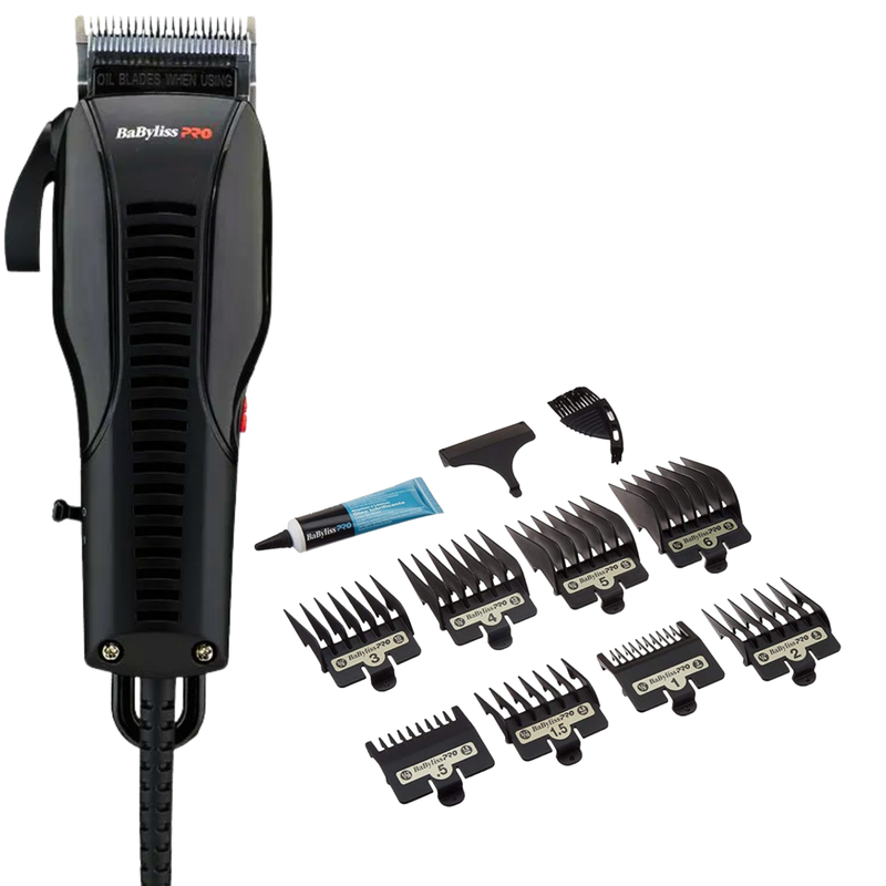 Máquina De Corte Babyliss Profesional Power Fx black Cuchilla Fade