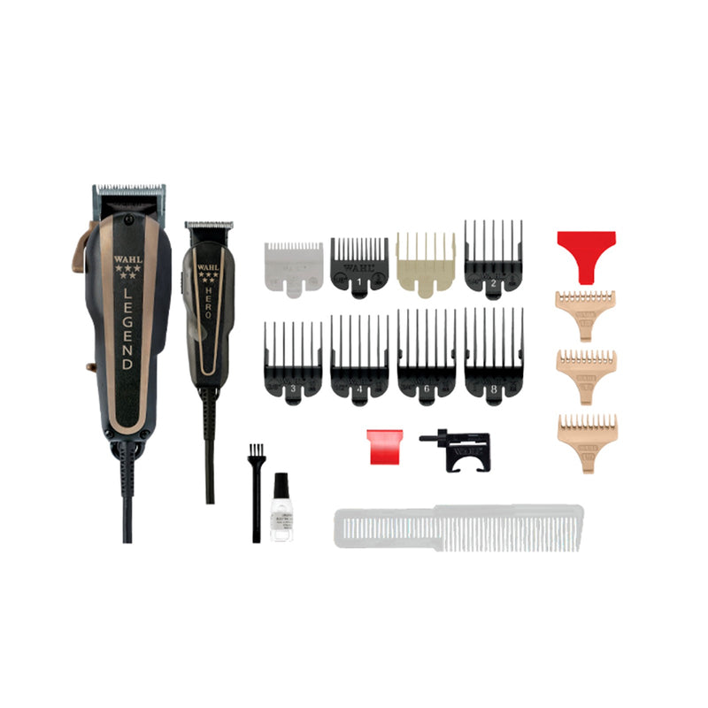 Maquina Corte Combo Legend+hero Wahl Original Barber 220v