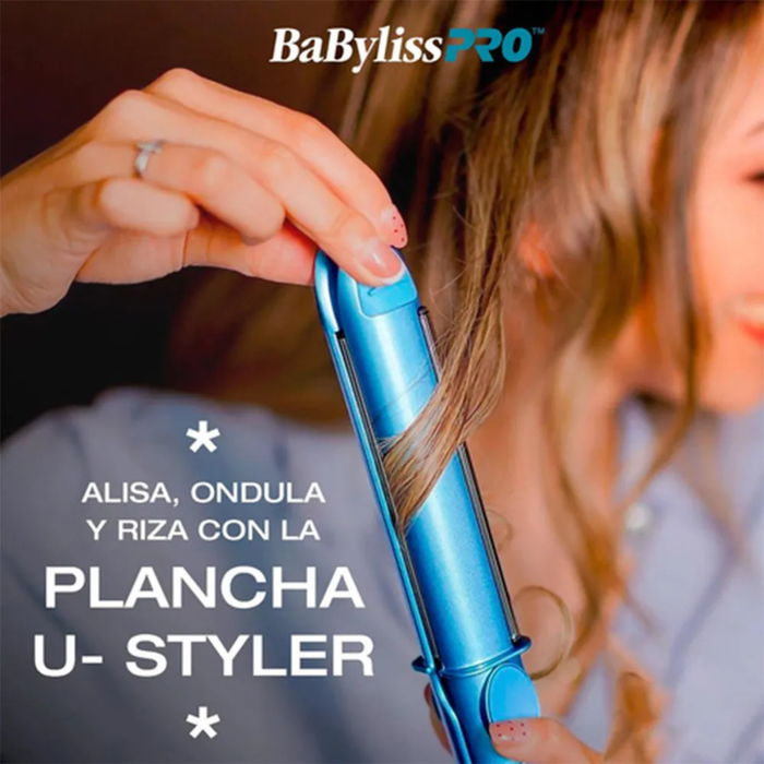 Plancha Alisadora Babyliss Pro U-Styler 25mm Bnt4061tuz