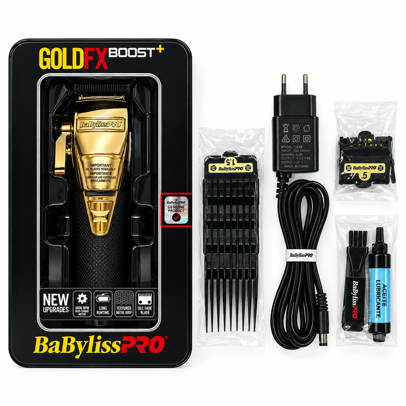 Máquina Cortapelo BaBylissPRO GoldFX Boost+ Dorada