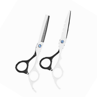 Set de Tijeras Wmark PS021 6" Filo Navaja Blanco y Negro