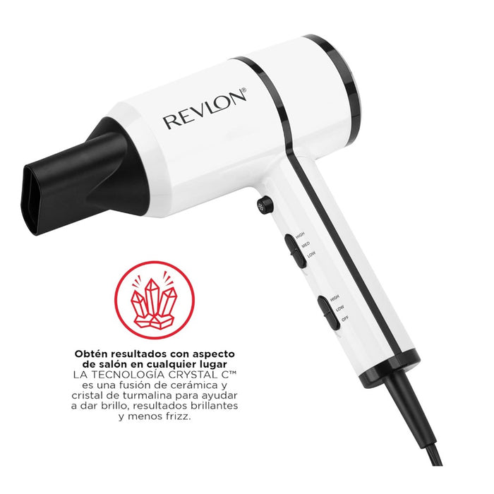 Secador Cabello Compacta Cerámica Crystal C 2000w Revlon