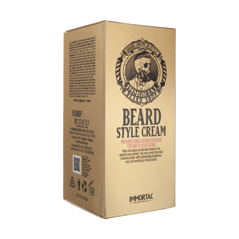 Crema De Peinar IMMORTAL NYC Barba Beard Style 100 ML.