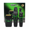 Kit Barbería DSP 80230 3 en 1 Cortapelo, Patillera y Afeitadora Verde