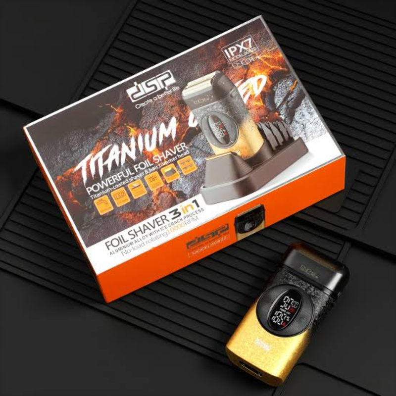 Afeitadora y Trimmer 3 En 1 Dsp Prof. Seco Y Húmedo 10.000 RPM