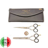 Kit Tijera Henbor Italiana Microdentada Y Esculpidora Mate 6"