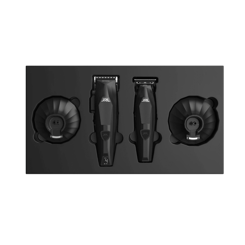 Set JRL Diamante Clipper + Trimmer Negro 8200 RPM