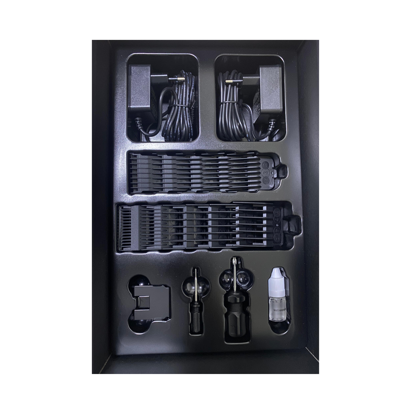 Set JRL Diamante Clipper + Trimmer Amarillo 8200 RPM