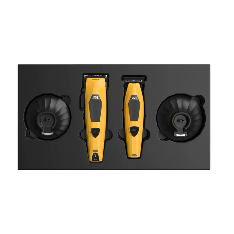 Set JRL Diamante Clipper + Trimmer Amarillo 8200 RPM