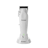 Máquina Cortapelo Kemei KM-2296 Inalámbrica Blanca