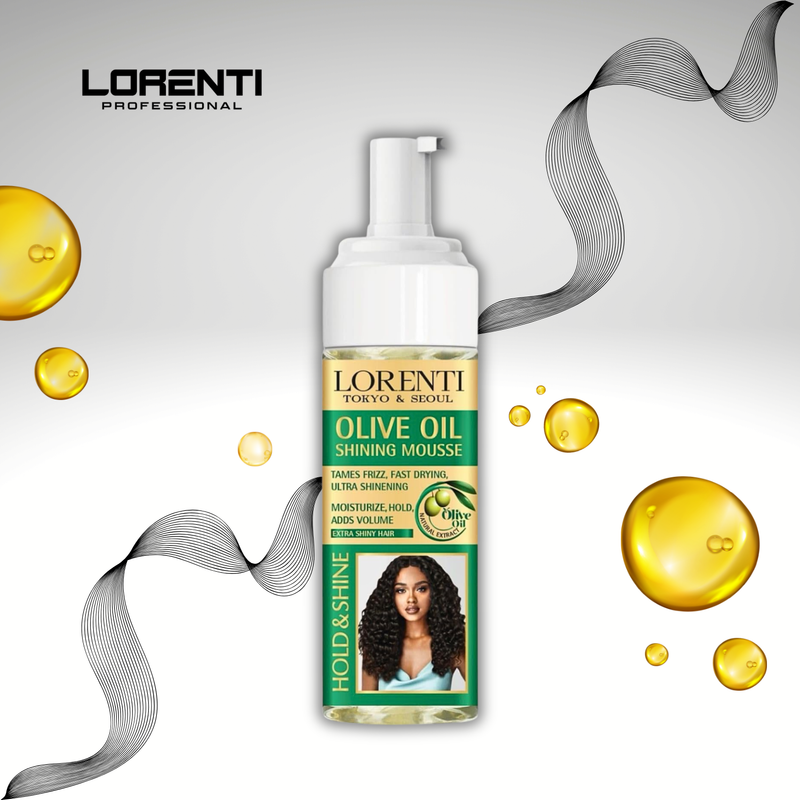 Lorenti Espuma para Peinar Rizo Definidos Mousse brillante 200ML