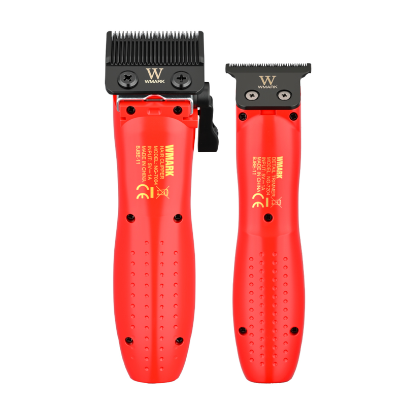 Kit Barbería WMARK NG-7604 Cortapelo y Trimmer 8000 RPM