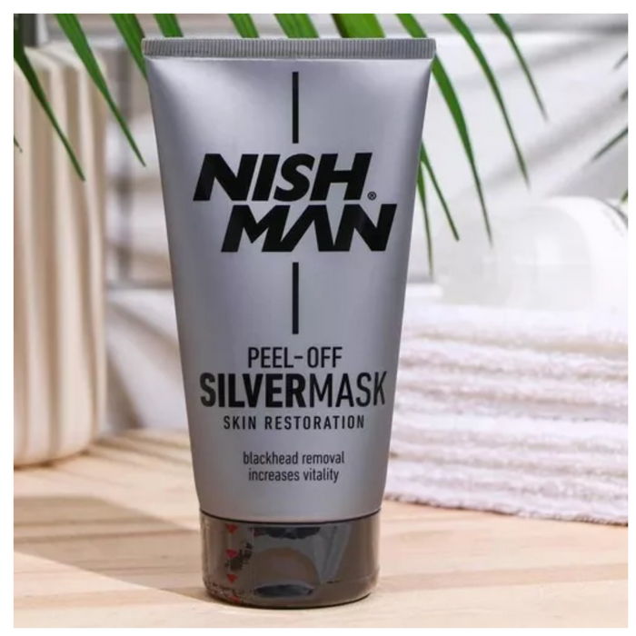 Nishman Máscara Para Acne Y Puntos Negros Peel-off Silver