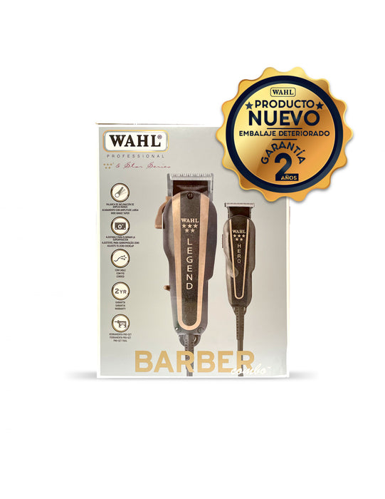 Maquina Corte Combo Legend+hero Wahl Original Barber 220v