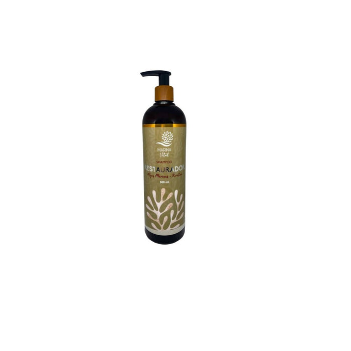 Marina Vital Shampoo Restaurador Keratina Sin Sal 500 ml