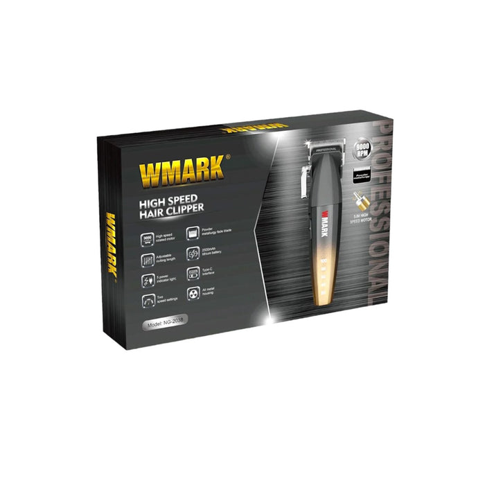 Maquina de Cortadora De Pelo Wmark NG 2038 9000 RPM Dorado