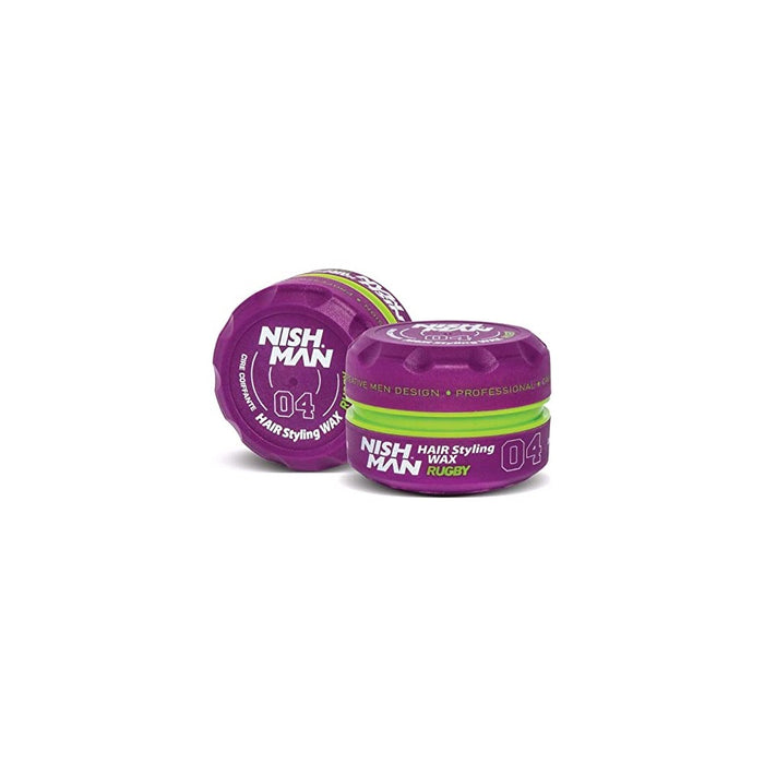 Cera Cabello Nishman 04 RUGBY Fijación Brillo Firmeza Wax