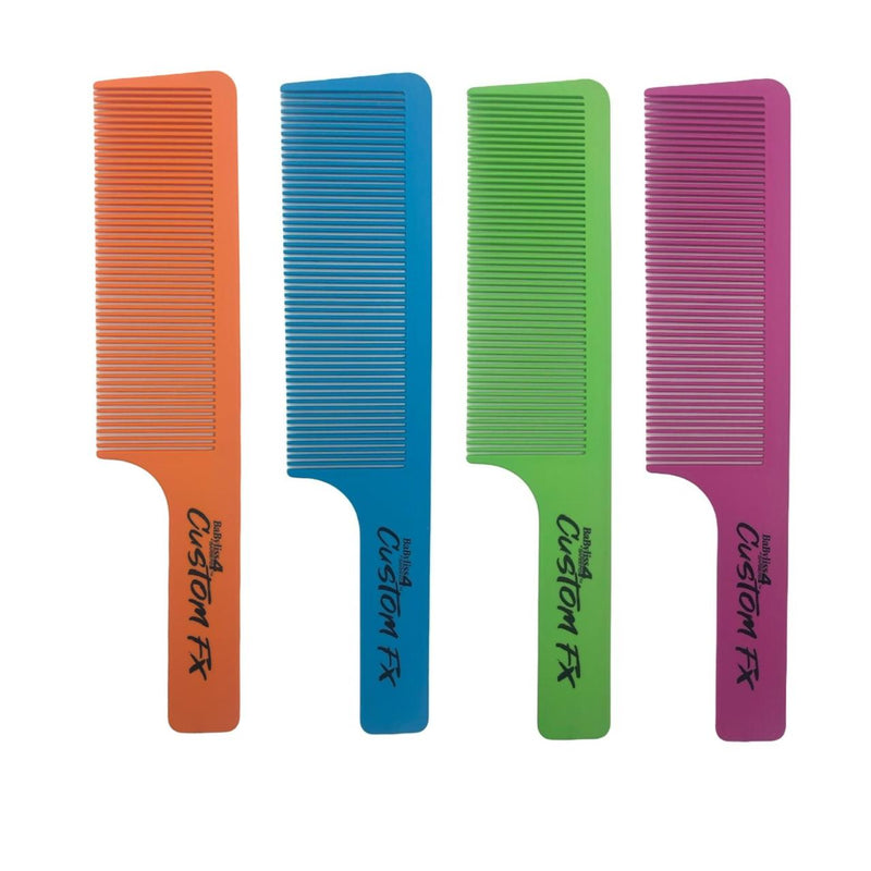 Peineta BabylissPro Barberlogy Peines Corte Barberia 9 Naranja