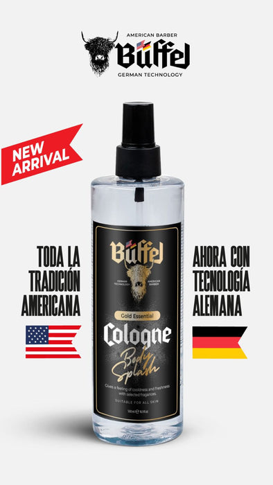 Colonia de hombre Gold Body Splash Varon 500 mL Buffel