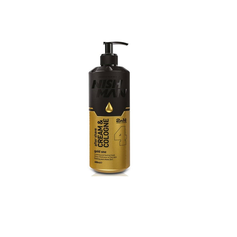 Nishman Crema y Colonia After Shave N°04 Gold One 400 Ml