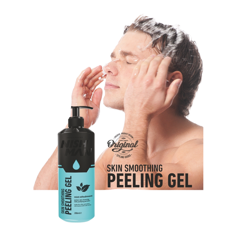 Nishman Peeling Gel/Exfoliante Limpador Menta 200ml