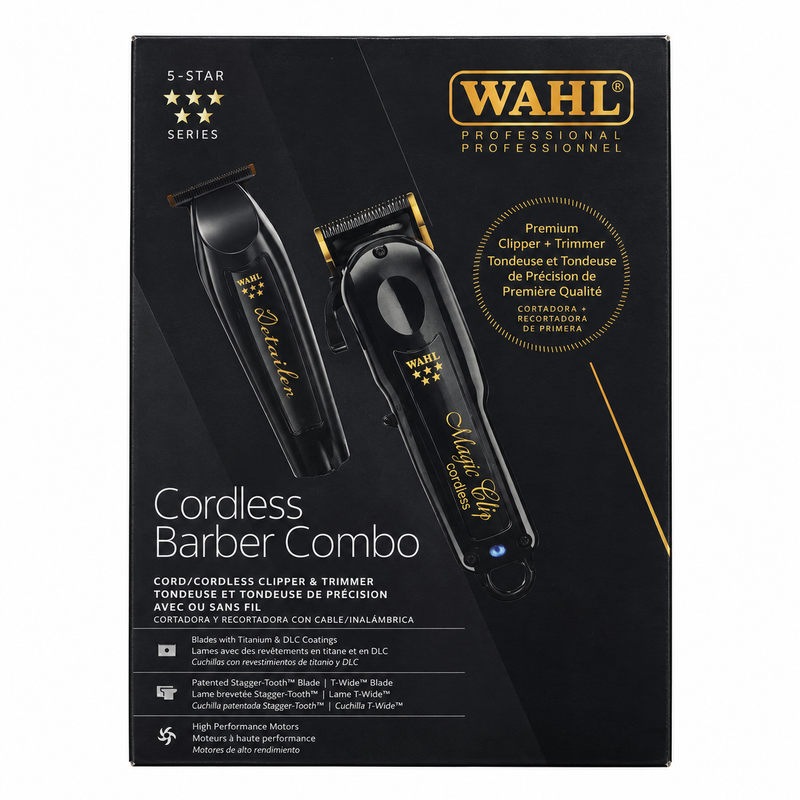 Combo Barber Cordless Wahl MagicClip + Detailer Li Inalambrica