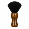 Brocha Saca Pelos Premium Negra Cerdas Naturales Madera