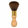 Brocha Saca Pelos Premium Mango Madera y Aro Dorado