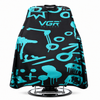 Capa Barbería VGR Negra con Cuello de Goma Ajustable