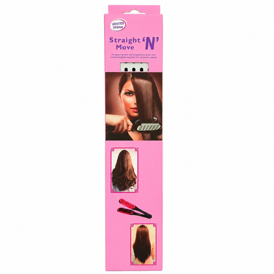 Cepillo Alisador Térmico Cerámico Plegable Straight N Move Blanco