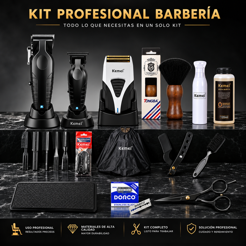 Combo Todo En Uno Para Iniciar Tu Barbería