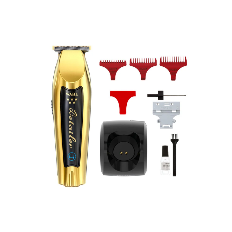 Barber Combo Wahl Gold Magic Clip + Detailer Li Gold Inalámbrico