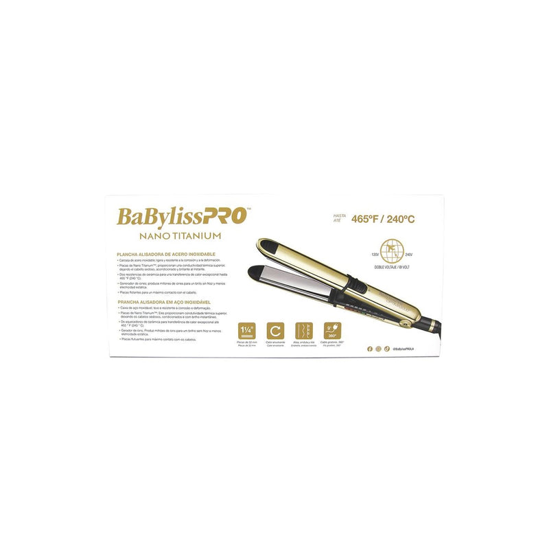 Plancha De Pelo Gold Profesional Optima 3000 Babyliss Pro