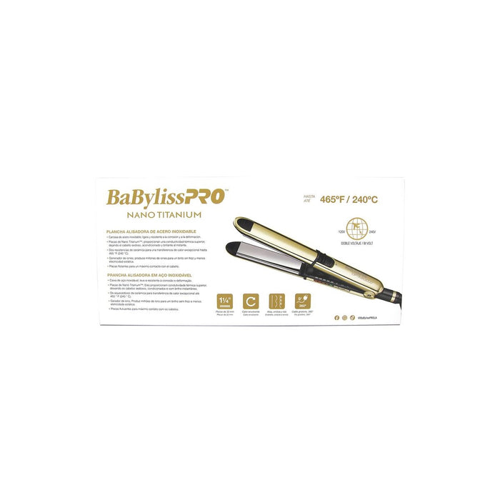 Plancha De Pelo Gold Profesional Optima 3000 Babyliss Pro