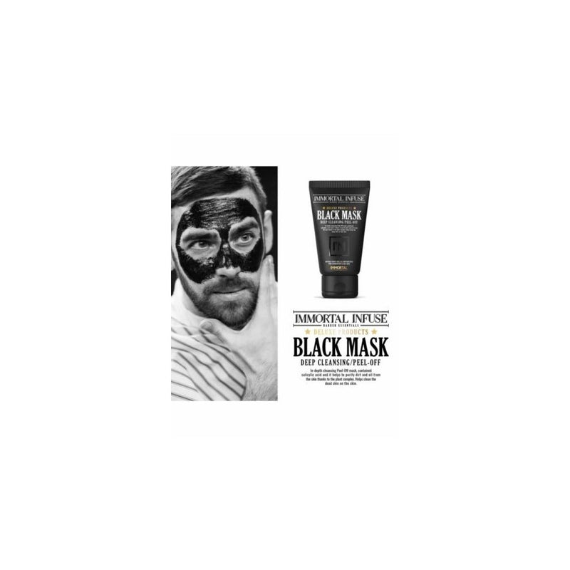 IMMORTAL NYC Mascarilla Carbón Scrub Para Facial Black 150mL
